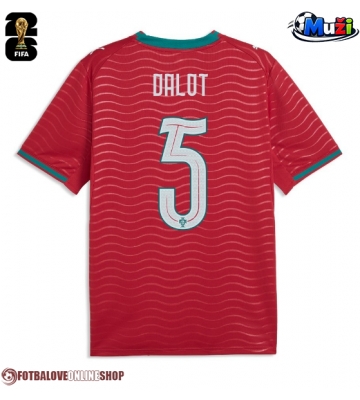 Portugalsko Diogo Dalot #5 Domácí Dres MS 2026 Krátkým Rukávem